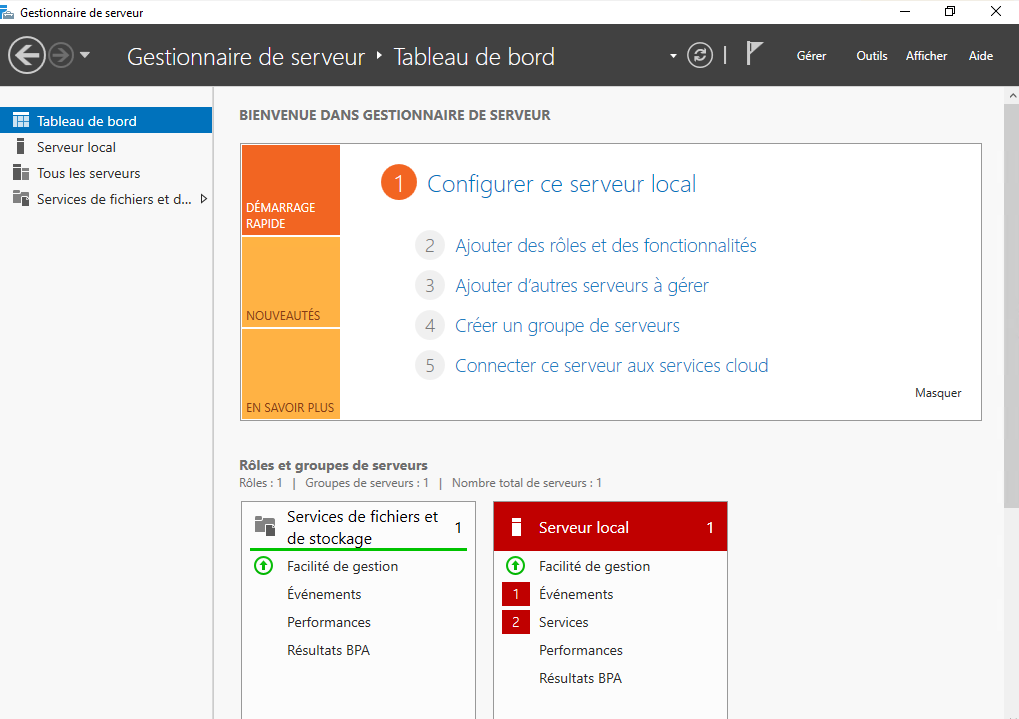 Windows Server Console